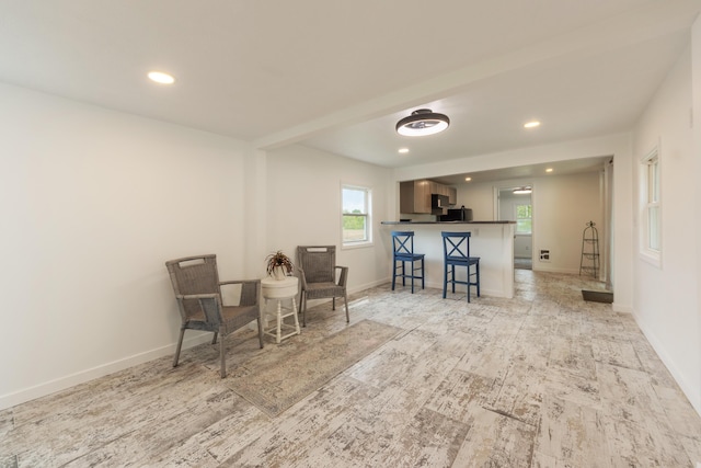 3687 111th Ave, Allegan, MI 49010 - living area featuring recessed lighting and baseboards