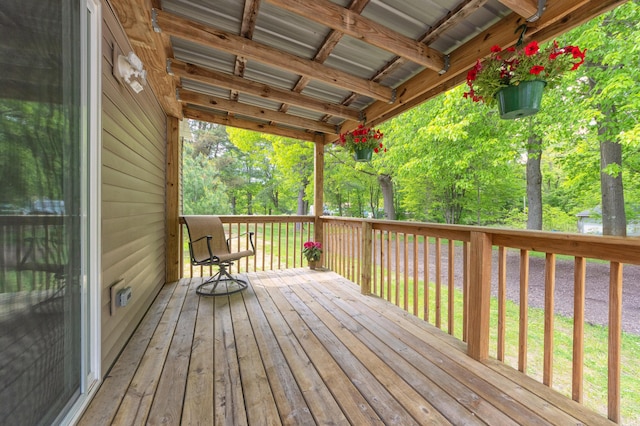 3687 111th Ave, Allegan, MI 49010 - view of wooden terrace
