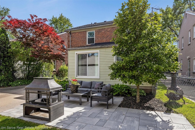 480 Fisher Rd, Grosse Pointe Farms, MI 48230 - view of patio / terrace featuring an outdoor living space