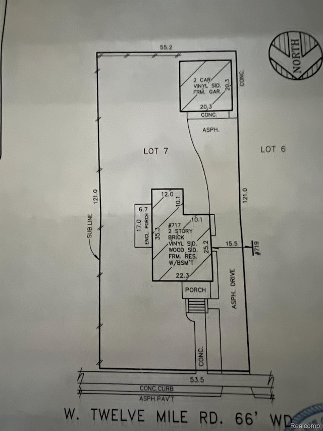 717 W 12 Mile Rd, Royal Oak, MI 48073 - room layout