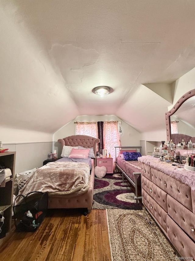 6507 Penrod St, Dearborn, MI 48228 - bedroom with wood finished floors and vaulted ceiling