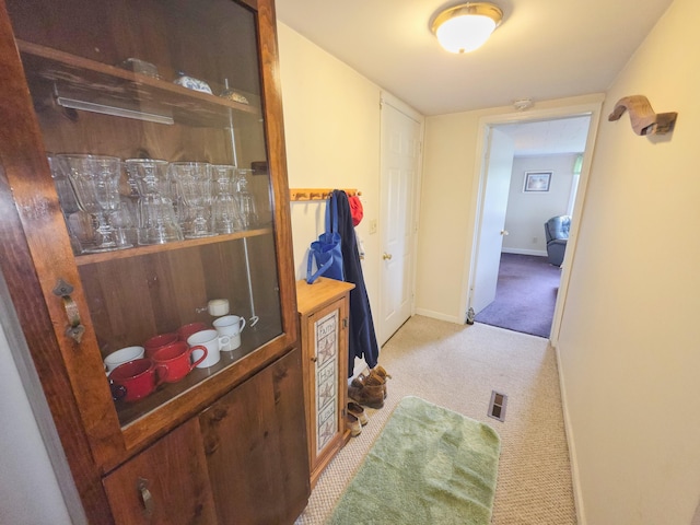 1352 Haughey Dr, Union City, MI 49094 - corridor with carpet and baseboards