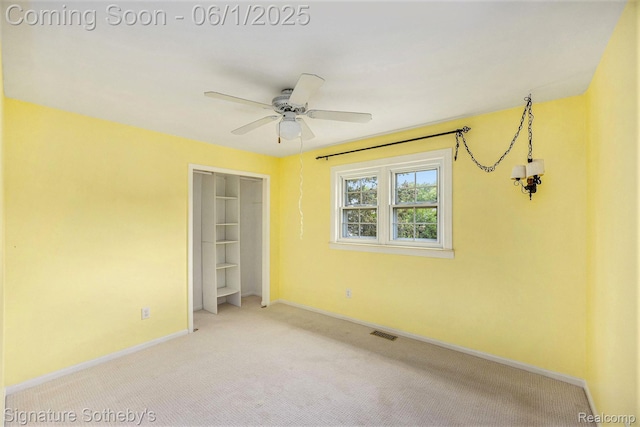 7674 Woodside Pl, Waterford, MI 48327 - carpeted empty room featuring baseboards and ceiling fan