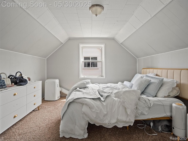 26066 Dartmouth St, Royal Oak, MI 48071 - bedroom featuring light colored carpet and lofted ceiling