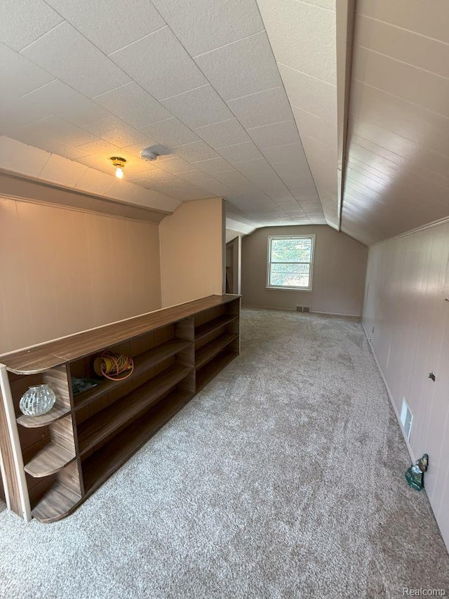 4017 Woodworth St, Dearborn, MI 48126 - bonus room featuring carpet flooring and vaulted ceiling