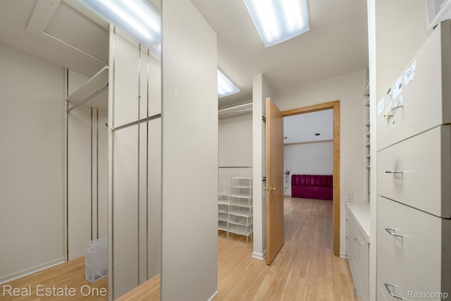 4017 Hidden Woods, Bloomfield Hills, MI 48301 - spacious closet featuring light wood-style flooring