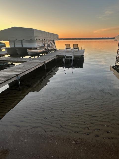 9393 Fraulin Dr, Richland, MI 49083 - dock with a water view