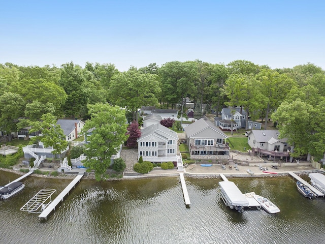 714 N Hawley Dr, Coldwater, MI 49036 - dock area featuring a water view