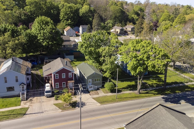 513 1st St, Manistee, MI 49660 - aerial perspective of suburban area