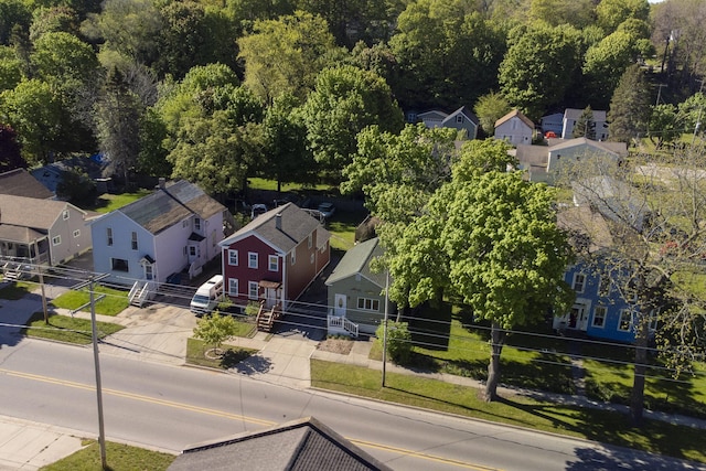 513 1st St, Manistee, MI 49660 - aerial view of residential area