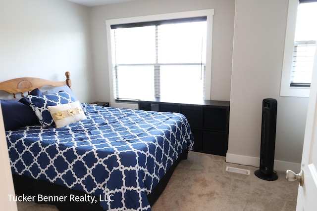 239 Monroe Ave, Muskegon, MI 49441 - carpeted bedroom with multiple windows and baseboards