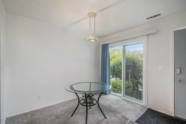 3407 Kenbrooke Ct, Kalamazoo, MI 49006 - unfurnished dining area featuring carpet flooring