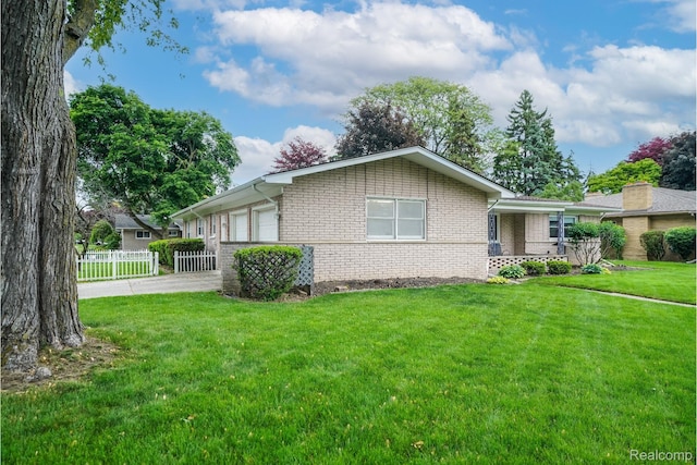 11523 Jenny Dr, Warren, MI 48093 - view of front of property with brick siding, a garage, and concrete driveway