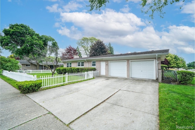 11523 Jenny Dr, Warren, MI 48093 - ranch-style home featuring brick siding and a chimney