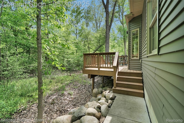 5257 Brookshire Dr, Almont, MI 48003 - view of yard with a deck