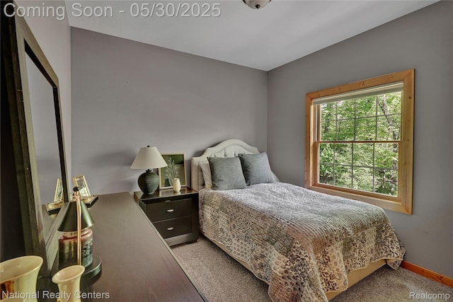 5257 Brookshire Dr, Almont, MI 48003 - bedroom featuring light colored carpet and baseboards