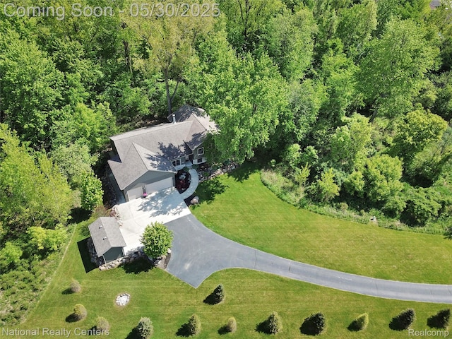 5257 Brookshire Dr, Almont, MI 48003 - aerial view of property and surrounding area