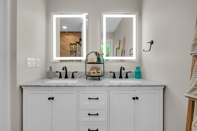 1330 Kings Carriage Rd, Grand Blanc, MI 48439 - bathroom featuring double vanity