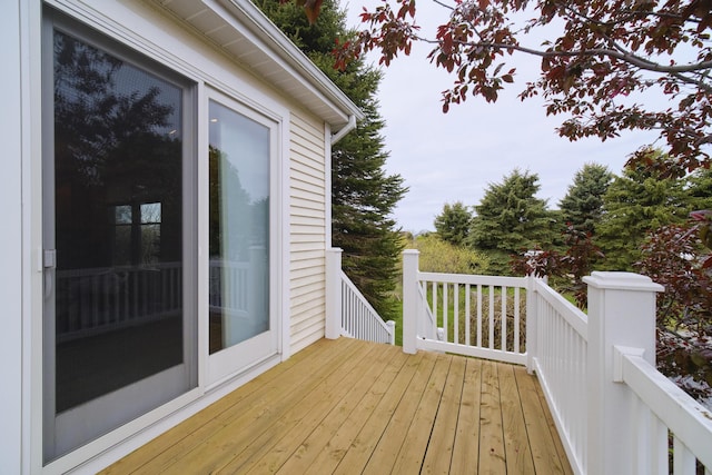 70 Spinnaker Dr, Manistee, MI 49660 - view of wooden deck