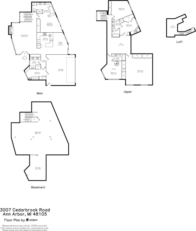 3007 Cedarbrook Rd, Ann Arbor, MI 48105 - room layout