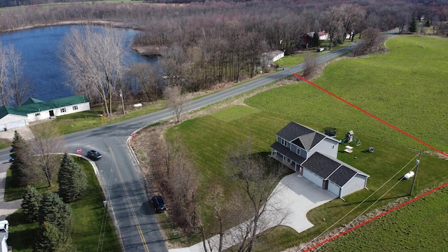 10141 S 33rd St, Vicksburg, MI 49097 - aerial view of a large body of water