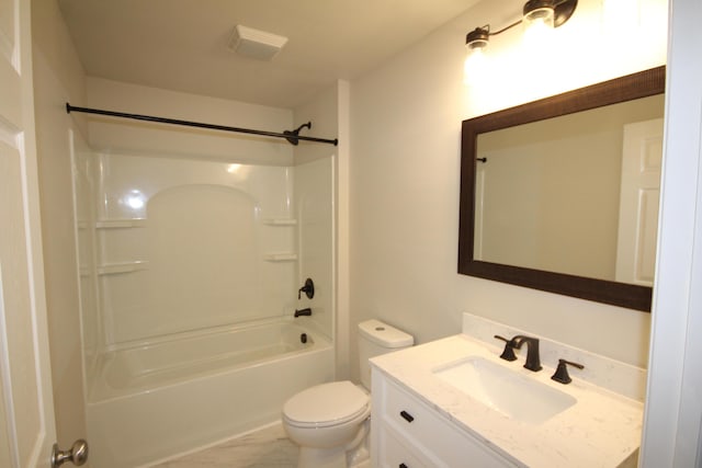 10141 S 33rd St, Vicksburg, MI 49097 - full bathroom with vanity and shower / bathtub combination
