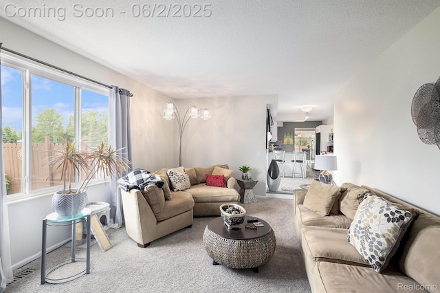 7453 Baldwin Rd, Swartz Creek, MI 48473 - view of carpeted living room