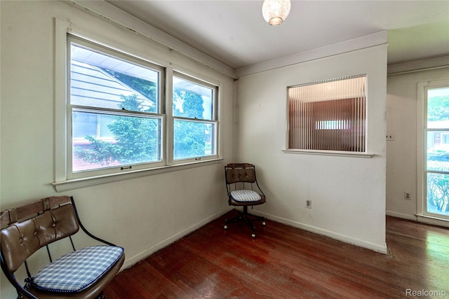 1019 Symes Ct, Royal Oak, MI 48067 - unfurnished room with wood finished floors and baseboards