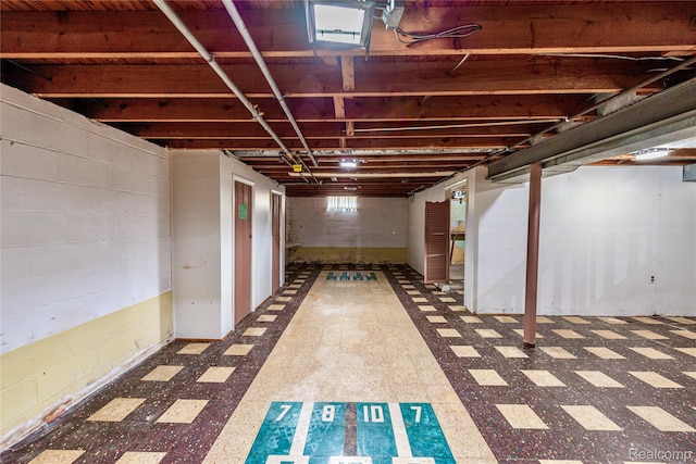 1019 Symes Ct, Royal Oak, MI 48067 - below grade area with tile patterned floors