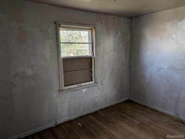 17224 Waveney St, Detroit, MI 48224 - empty room with wood finished floors and baseboards