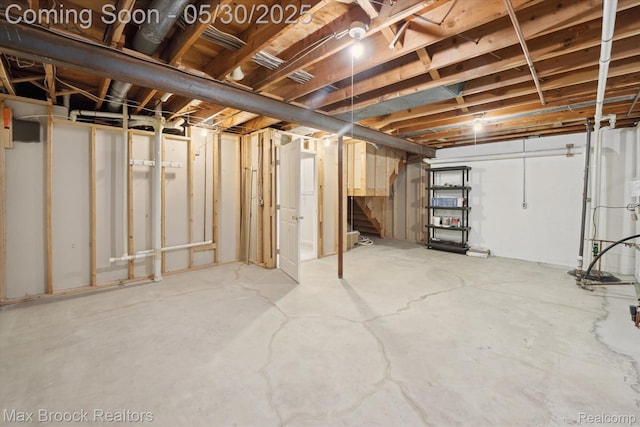 4335 Queens Way, Bloomfield Hills, MI 48304 - unfinished basement with stairway