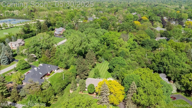 4335 Queens Way, Bloomfield Hills, MI 48304 - aerial view of a forest