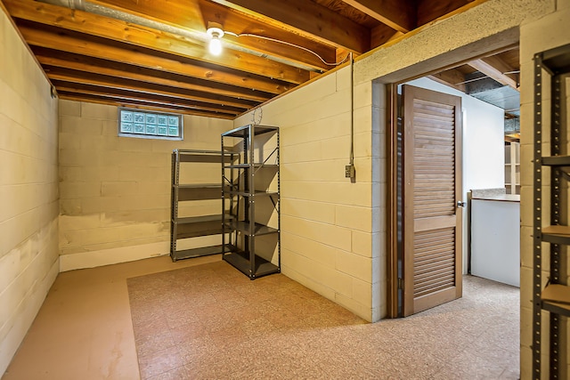 1134 Meadowbrook Ave, Ann Arbor, MI 48103 - basement with tile patterned floors