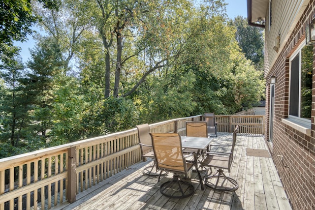 610 Birch St, Big Rapids, MI 49307 - deck featuring outdoor dining space