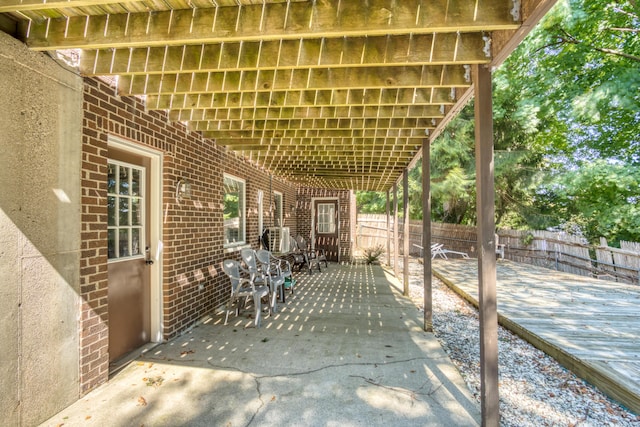 610 Birch St, Big Rapids, MI 49307 - fenced backyard with a patio