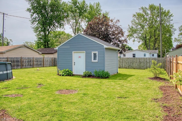 703 W Main St, Durand, MI 48429 - view of yard with an outbuilding