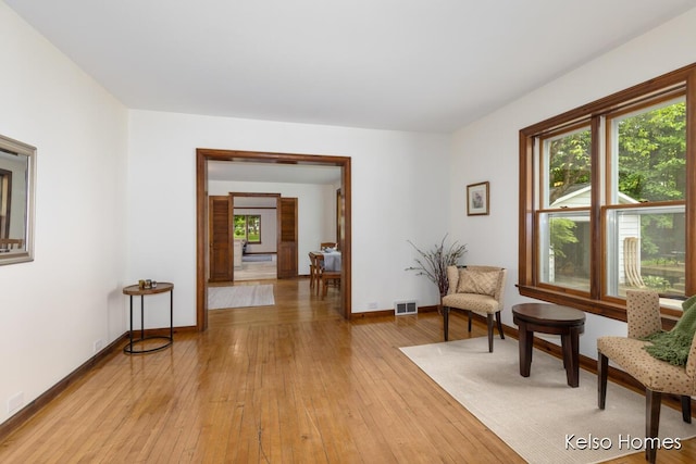 510 Division St, Big Rapids, MI 49307 - living area with light wood-style floors and baseboards