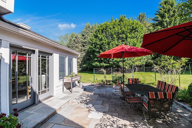 1336 Coventry Square Dr, Ann Arbor, MI 48103 - view of patio featuring outdoor dining area