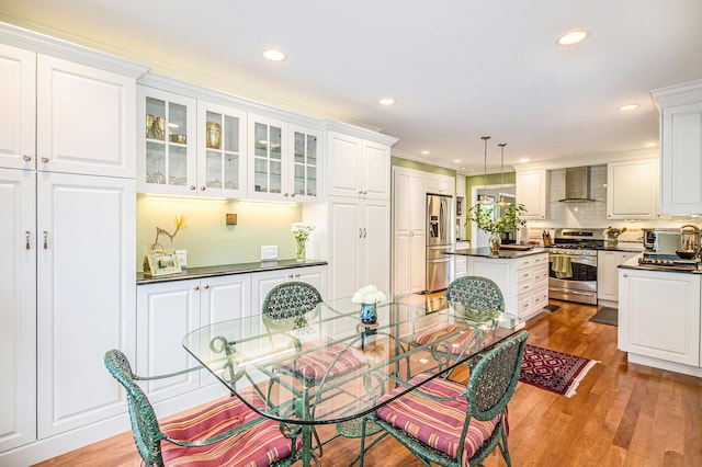 1336 Coventry Square Dr, Ann Arbor, MI 48103 - dining room featuring recessed lighting and wood finished floors