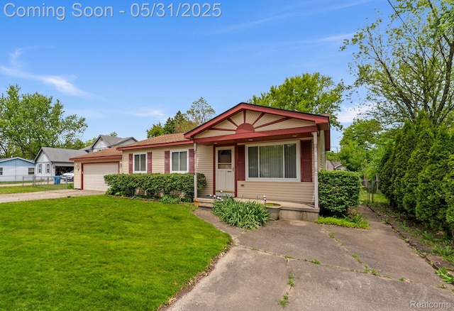 9220 Garden Ter, Commerce Twp, MI 48382 - view of front of house featuring an attached garage, driveway, and covered porch