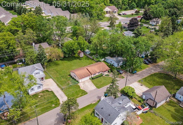 9220 Garden Ter, Commerce Twp, MI 48382 - aerial view of residential area