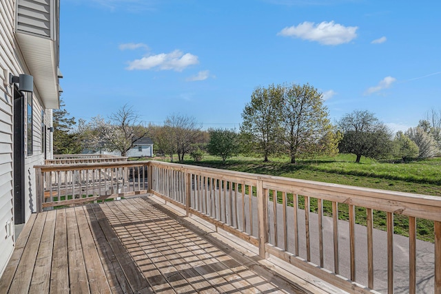 6016 Port View Dr SE, Grand Rapids, MI 49512 - view of wooden terrace