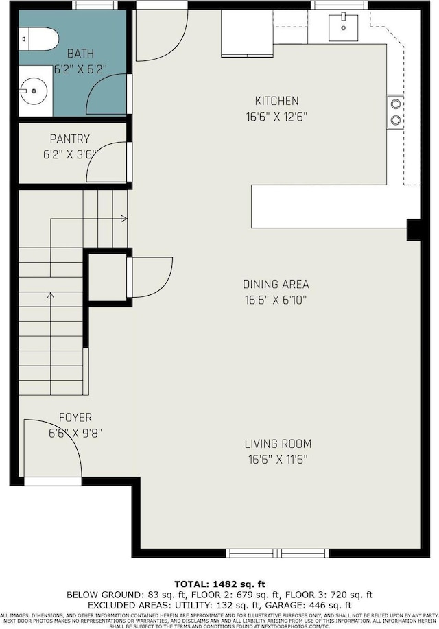 6016 Port View Dr SE, Grand Rapids, MI 49512 - home floor plan