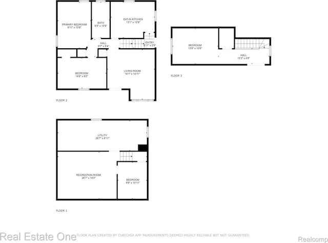 540 Champaign Rd, Lincoln Park, MI 48146 - floor plan / room layout