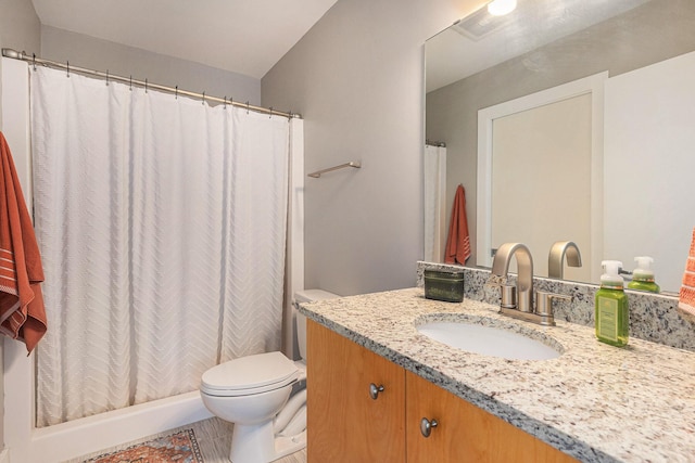 2159 New Town Dr NE, Grand Rapids, MI 49525 - bathroom featuring vanity, toilet, and curtained shower