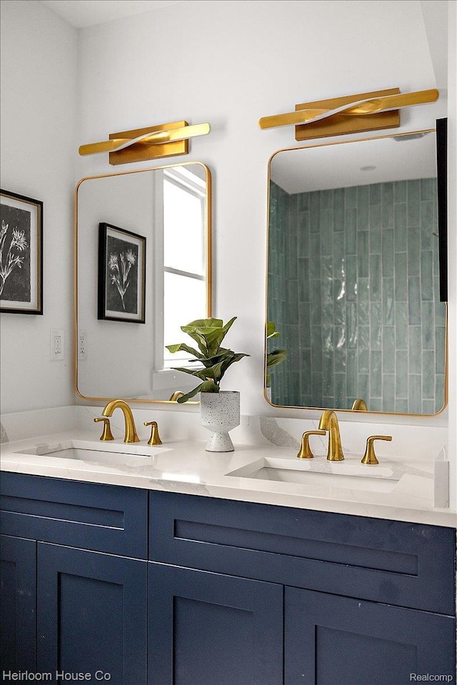 16514 Wildemere St, Detroit, MI 48221 - bathroom with double vanity