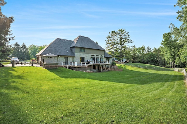 2032 Dean Dr, Washington, MI 48094 - rear view of house