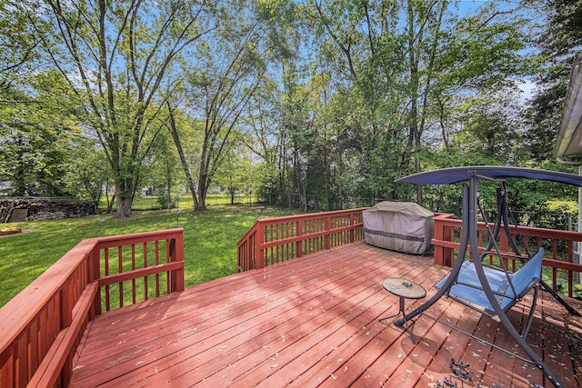 149 Hall St, Michigan Center, MI 49254 - view of deck