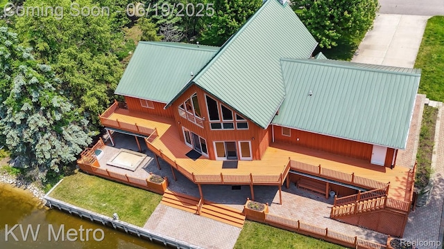 4333 Running Deer Trl, Pigeon, MI 48755 - view from above of property