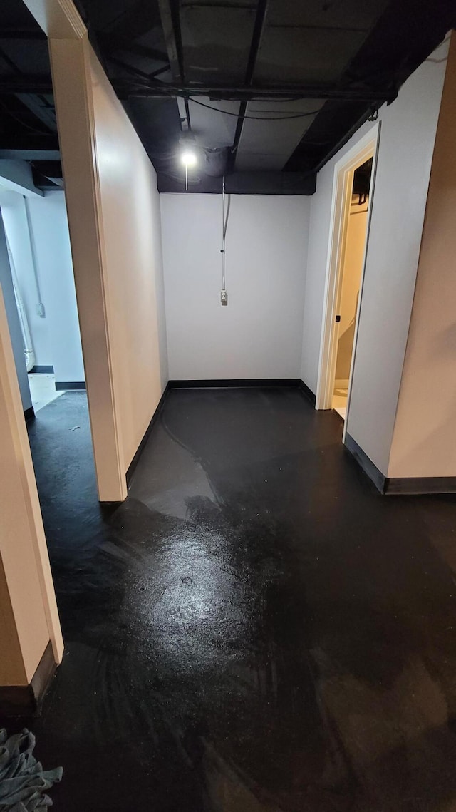 21406 Broadstone St, Harper Woods, MI 48225 - basement featuring baseboards